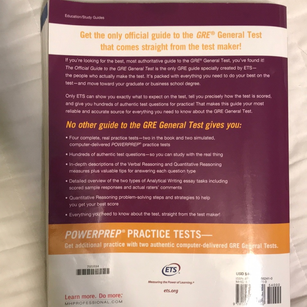 GRE Study Guide - Picture 2 of 4